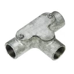 Niglon Niglon 25mm Inspection Tee Galvanised (Sold in 1's) - Niglon Niglon 25mm Inspection Tee Galvanised (Sold in 1's)