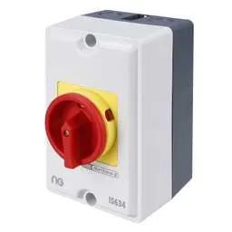Niglon Niglon 63A 4 Pole Isolator Switch IP65 - Niglon Niglon 63A 4 Pole Isolator Switch IP65