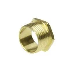 Niglon Niglon 20mm Short Male Bush Brass (Sold in 1's) - Niglon Niglon 20mm Short Male Bush Brass (Sold in 1's)