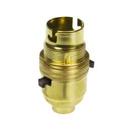 Niglon Niglon ½" Entry BC B22 Switched Shade Ring Lampholder (Sold in 1's) - Niglon Niglon ½" Entry BC B22 Switched Shade Ring Lampholder (Sold in 1's)