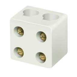 Niglon Niglon 15A 2 Pole Porcelain Connector Block (Sold in 1's) - Niglon Niglon 15A 2 Pole Porcelain Connector Block (Sold in 1's)