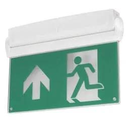 EMERGECNY LIGHTING NVC Lighting Arlington LiFe 2W LED Maintained Emergency Blade Light with ISO Up Legend - EMERGECNY LIGHTING NVC Lighting Arlington LiFe 2W LED Maintained Emergency Blade Light with ISO Up Legend