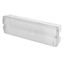 EMERGECNY LIGHTING NVC Lighting Nebraska LiFe 2.3W LED Maintained Self Test Emergency Bulkhead with ISO Legends - EMERGECNY LIGHTING NVC Lighting Nebraska LiFe 2.3W LED Maintained Self Test Emergency Bulkhead with ISO Legends