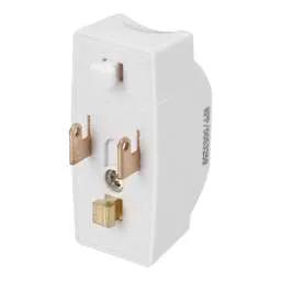cieling rose Olson 6A 3 Pin Plug White - cieling rose Olson 6A 3 Pin Plug White