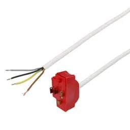 cieling rose Olson 6A 4 Pin Prewired Plug with 3m LSF Cable Red - cieling rose Olson 6A 4 Pin Prewired Plug with 3m LSF Cable Red