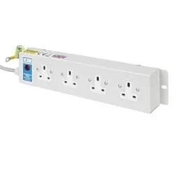 floor sockets Olson 13A 4 Way Unswitched Socket with Neon 13A Plug PDU - floor sockets Olson 13A 4 Way Unswitched Socket with Neon 13A Plug PDU