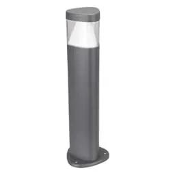 bollards Ovia Tribus 7W LED Triangular Mini Bollard Grey 3000K - bollards Ovia Tribus 7W LED Triangular Mini Bollard Grey 3000K