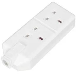 Extension Leads Permaplug 13A 2 Gang Trailing Socket White - Extension Leads Permaplug 13A 2 Gang Trailing Socket White