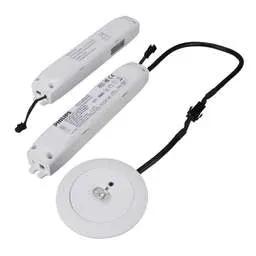 EMERGECNY LIGHTING Philips PROF REC SPOT LED2S 2W Self Contained Emergency Downlight White - EMERGECNY LIGHTING Philips PROF REC SPOT LED2S 2W Self Contained Emergency Downlight White