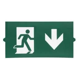 EMERGECNY LIGHTING Ecolink Exit Box Legend Down Arrow - EMERGECNY LIGHTING Ecolink Exit Box Legend Down Arrow