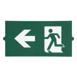 EMERGECNY LIGHTING Ecolink Exit Box Legend Left Arrow - EMERGECNY LIGHTING Ecolink Exit Box Legend Left Arrow