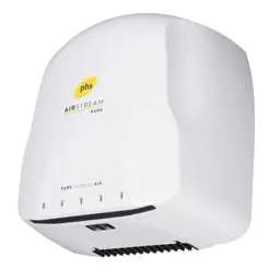 hand dryer Warner Howard Airstream Pure 1.1kW Hand Dryer White - hand dryer Warner Howard Airstream Pure 1.1kW Hand Dryer White