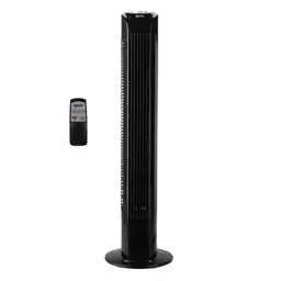 COOLING FANS Igenix 29" Tower Fan with Timer and Remote Control Black - COOLING FANS Igenix 29" Tower Fan with Timer and Remote Control Black