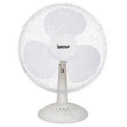 COOLING FANS Igenix 12" Desk Fan White - COOLING FANS Igenix 12" Desk Fan White