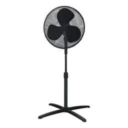 COOLING FANS Igenix 16" Pedestal Fan Black - COOLING FANS Igenix 16" Pedestal Fan Black