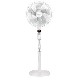 COOLING FANS Igenix 16" Digital Pedestal Fan with Remote Control White - COOLING FANS Igenix 16" Digital Pedestal Fan with Remote Control White
