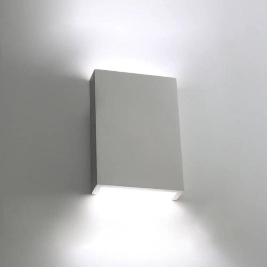 Tornado Lighting TR5226 SlimLine Linear Plaster Small Panel Wall Light (Integrated Emergency Option) - Twin 3.2w Mini GU10 600lm Dimmable - Tornado Lighting TR5226 SlimLine Linear Plaster Small Panel Wall Light (Integrated Emergency Option) - Twin 3.2w Mini GU10 600lm Dimmable