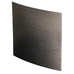 a grilles Domus Ventilation Fan Fascia for 100mm Fan Brushed Metal - a grilles Domus Ventilation Fan Fascia for 100mm Fan Brushed Metal