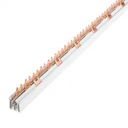 Electrical Lighting Proteus 7 Way Insulated Triple Pole Comb Busbar - Electrical Lighting Proteus 7 Way Insulated Triple Pole Comb Busbar