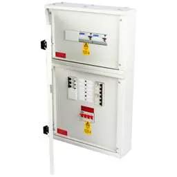 ev charger Proteus EV 4 Way TP+N Populated Distribution Board with 125A Mains Incomer / RCBOs - ev charger Proteus EV 4 Way TP+N Populated Distribution Board with 125A Mains Incomer / RCBOs