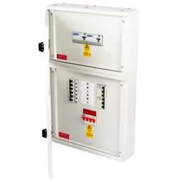 ev charger Proteus EV 4 Way TP+N Populated Distribution Board with 125A Mains Incomer / RCBOs - ev charger Proteus EV 4 Way TP+N Populated Distribution Board with 125A Mains Incomer / RCBOs