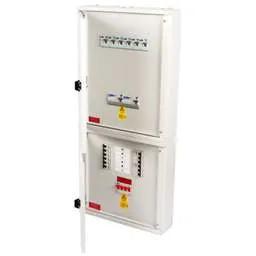 ev charger Proteus EV 4 Way TP+N Populated Distribution Board with 125A Mains Incomer / RCDs - ev charger Proteus EV 4 Way TP+N Populated Distribution Board with 125A Mains Incomer / RCDs