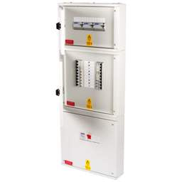 EV Charger Proteus EV 6 Way TP+N Populated Distribution Board with 200A Mains Incomer / RCBOs - EV Charger Proteus EV 6 Way TP+N Populated Distribution Board with 200A Mains Incomer / RCBOs