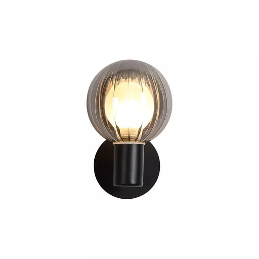 searchlight wall lights Luminsphere 1Lt Wall Light, Matt Black Metal with Smoked Gla - searchlight wall lights Luminsphere 1Lt Wall Light, Matt Black Metal with Smoked Gla