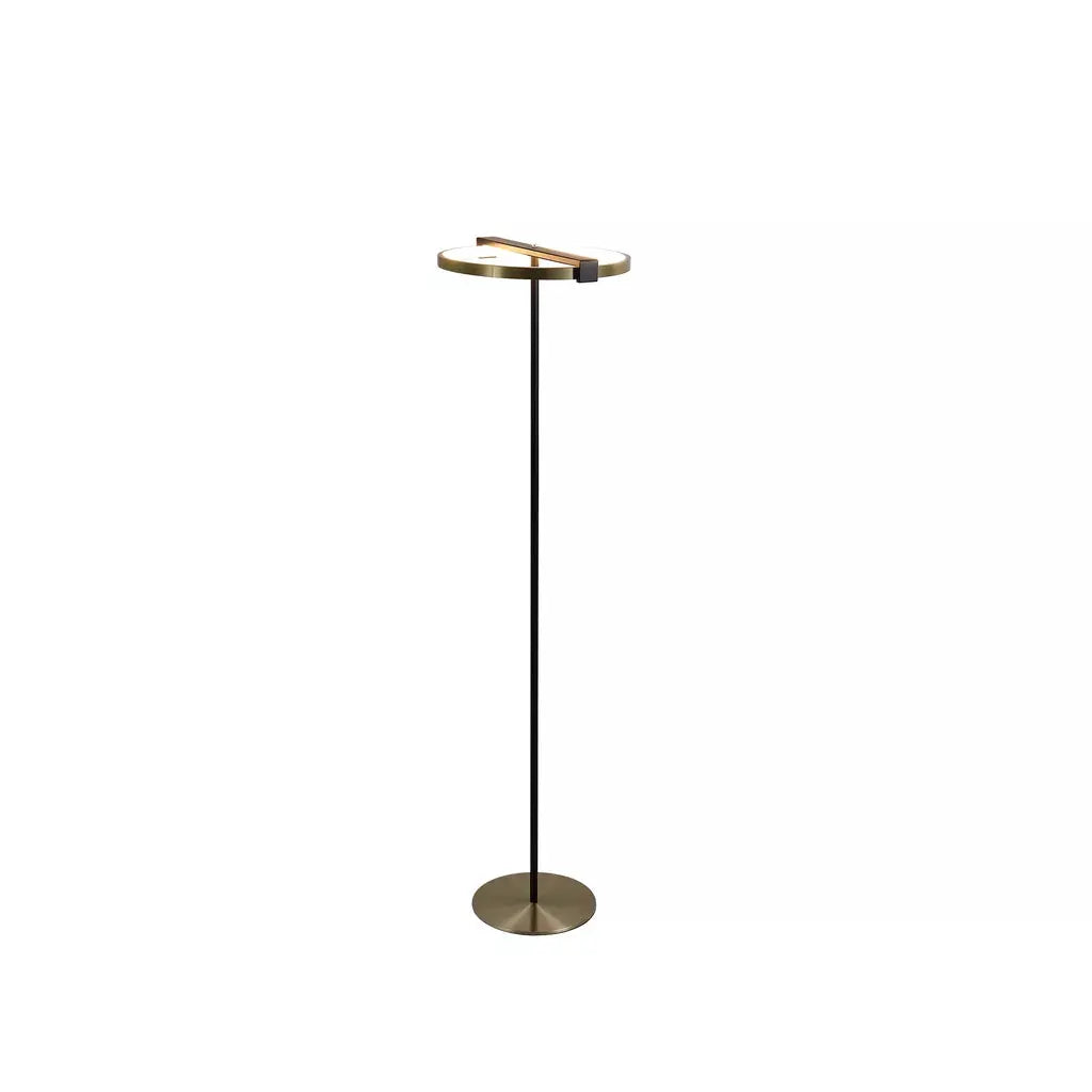 Searchlight Table Lamps Aerial LED Floor Lamp, Gold and Black Metal - Floor Lamps Searchlight Table Lamps Aerial LED Floor Lamp, Gold and Black Metal Floor Lamps
