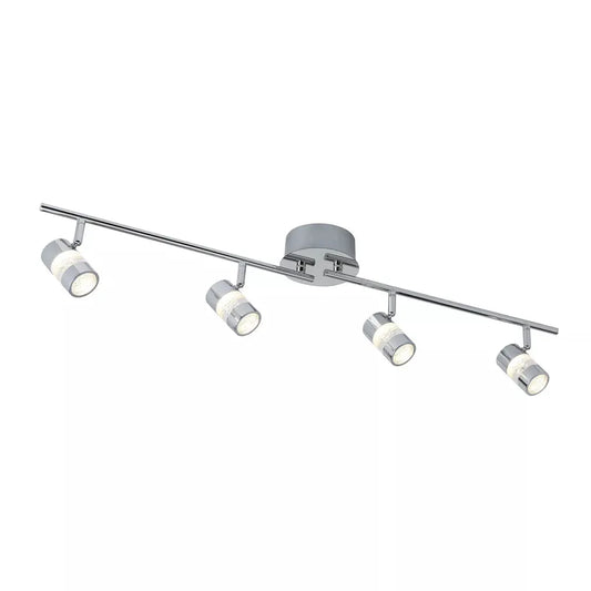 searchlight spots Bubbles 4Lt Split Bar Spotlight - Chrome & Bubble Acrylic - searchlight spots Bubbles 4Lt Split Bar Spotlight - Chrome & Bubble Acrylic