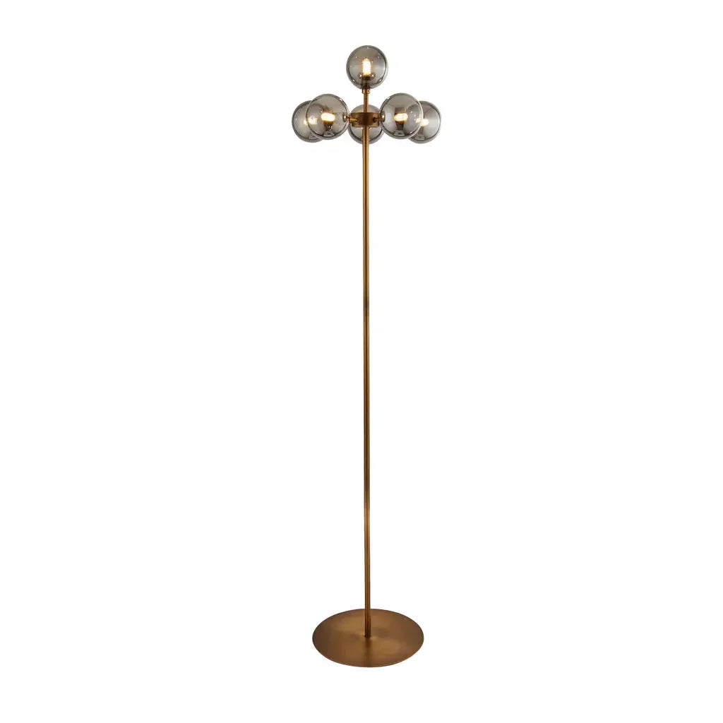 Searchlight Table Lamps Molecule 6Lt Floor Lamp - BronzeF176F16F162:F173 - Floor Lamps Searchlight Table Lamps Molecule 6Lt Floor Lamp - BronzeF176F16F162:F173 Floor Lamps