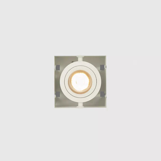 Searchlight Downlights Sablons 1 Square Adjustable Trimless, GU10, White - Searchlight Downlights Sablons 1 Square Adjustable Trimless, GU10, White