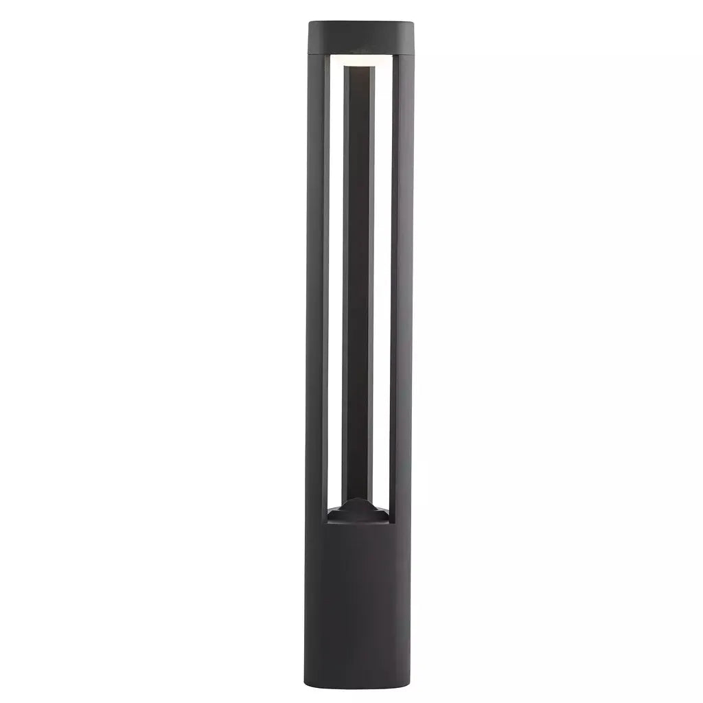 Searchlight Outdoor Bollards Michigan Outdoor Post - Dark Grey Metal & Polycarbonate - Searchlight Outdoor Bollards Michigan Outdoor Post - Dark Grey Metal & Polycarbonate