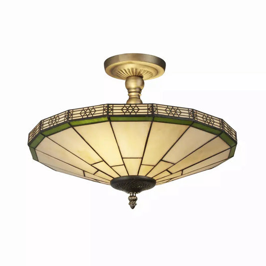 searchlight ceiling lights New York 2Lt Semi-Flush - Brass Metal & Stained Glass - Ceiling Lights searchlight ceiling lights New York 2Lt Semi-Flush - Brass Metal & Stained Glass Ceiling Lights
