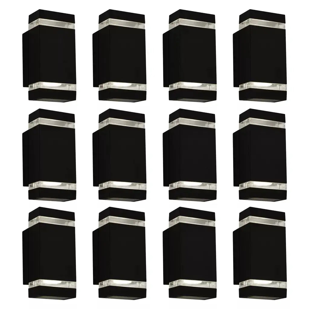 outdoor walllights Promo Pack of 12 - 1002-2BK-LED - outdoor walllights Promo Pack of 12 - 1002-2BK-LED