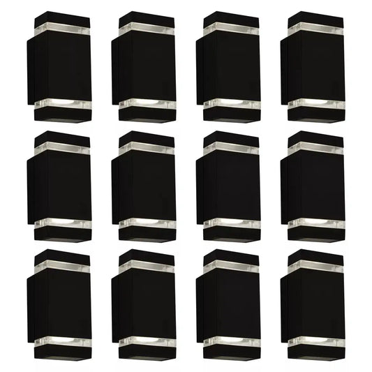 outdoor walllights Promo Pack of 12 - 1002-2BK-LED - outdoor walllights Promo Pack of 12 - 1002-2BK-LED