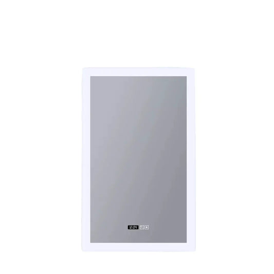 searchlight wall lights Rectangle Bathroom Mirror-Digital Clock,Demister Pad - searchlight wall lights Rectangle Bathroom Mirror-Digital Clock,Demister Pad