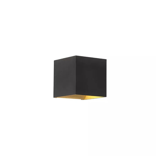 searchlight wall lights Newton Square Up&Down Wall Light, G9, Black/Gold - searchlight wall lights Newton Square Up&Down Wall Light, G9, Black/Gold