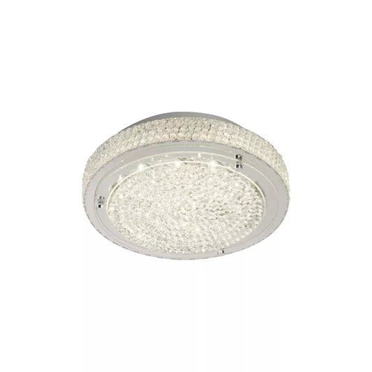 searchlight ceiling lights Florida Flush - Chrome Metal & Clear Crystal - Ceiling Lights searchlight ceiling lights Florida Flush - Chrome Metal & Clear Crystal Ceiling Lights
