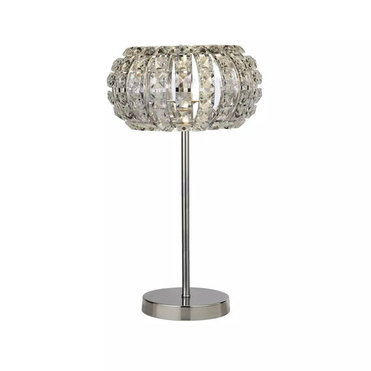 searchlight table lamps Marylin Table Lamp - Chrome, Crystal Glass & Sand Diffuser - searchlight table lamps Marylin Table Lamp - Chrome, Crystal Glass & Sand Diffuser