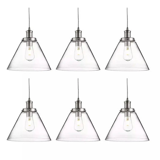 Searchlight Pendant Lights Promo Pack of 6 - 3228CC - Searchlight Pendant Lights Promo Pack of 6 - 3228CC