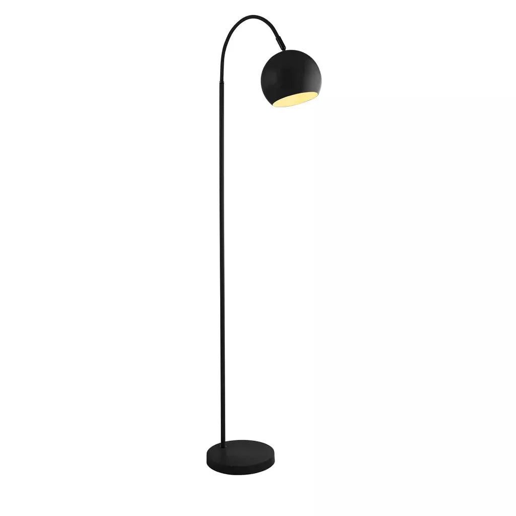 Searchlight Table Lamps Calumn Floor Lamp - Matt Black Metal - Floor Lamps Searchlight Table Lamps Calumn Floor Lamp - Matt Black Metal Floor Lamps