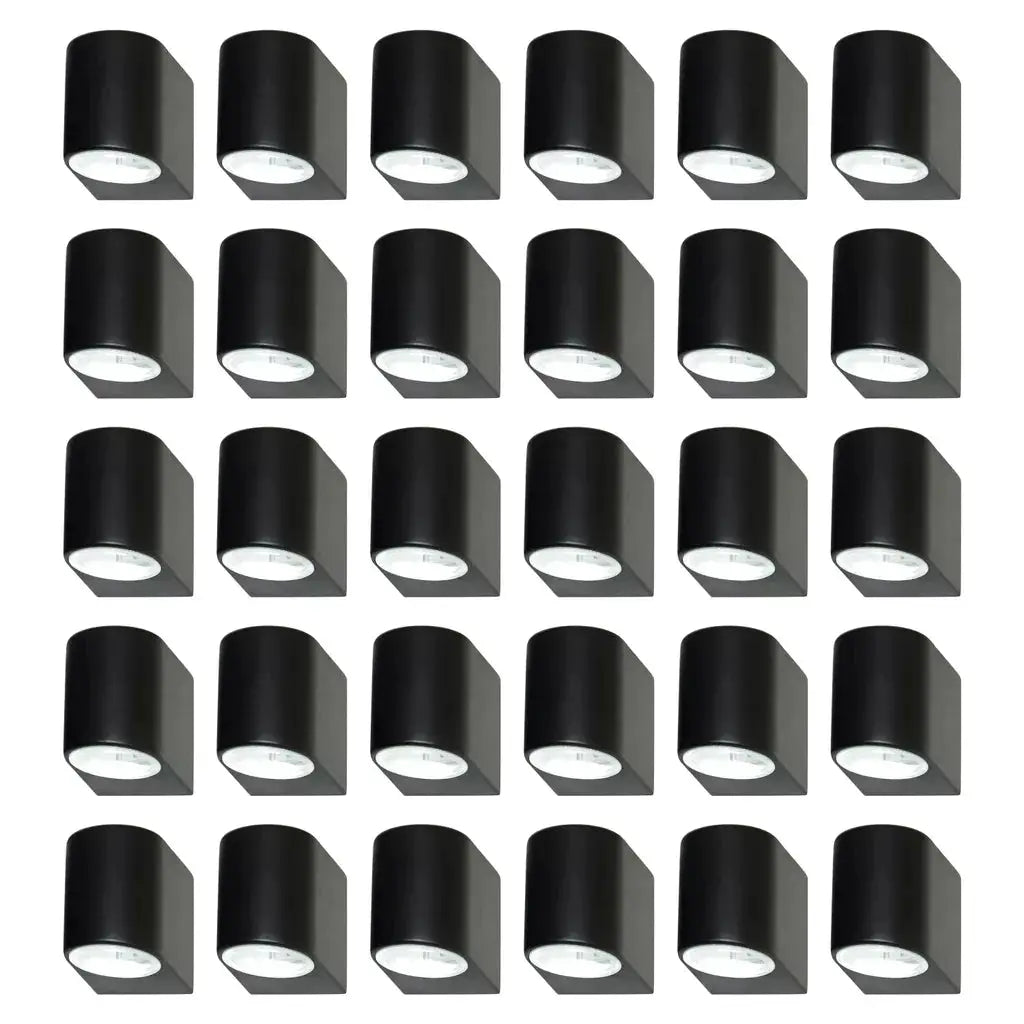 outdoor walllights Promo Pack of 12 - 8008 -1BK-LED - outdoor walllights Promo Pack of 12 - 8008 -1BK-LED