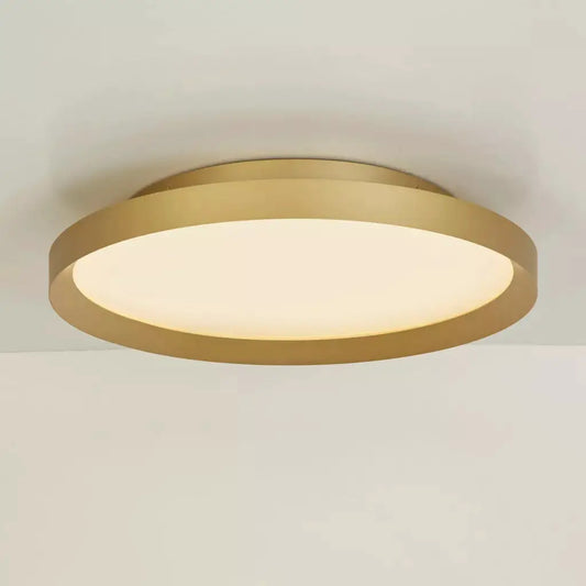 Prism 35, 2CCT, TRIAC Flush Ceiling Light 36W, Gold