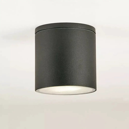 Searchlight Flush Trafalgar GU10 IP65 Ceiling Light, Black - Searchlight Flush Trafalgar GU10 IP65 Ceiling Light, Black