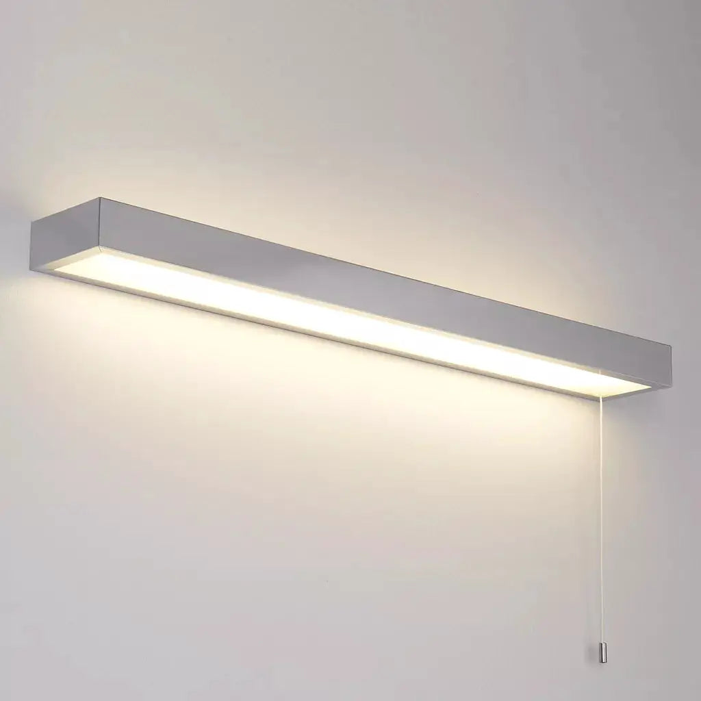 searchlight wall lights Venti 90, 24W, 3000k, IP44, Polished Chrome, with Pull Cord - searchlight wall lights Venti 90, 24W, 3000k, IP44, Polished Chrome, with Pull Cord