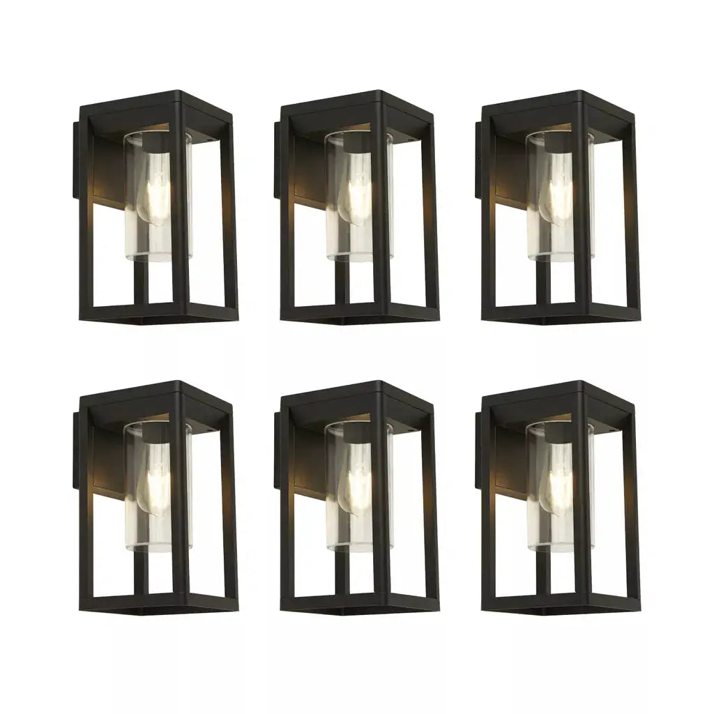 outdoor walllights Promo Pack of 6 -28731BK - outdoor walllights Promo Pack of 6 -28731BK