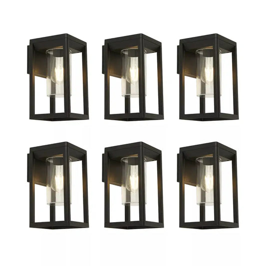 outdoor walllights Promo Pack of 6 -28731BK - outdoor walllights Promo Pack of 6 -28731BK