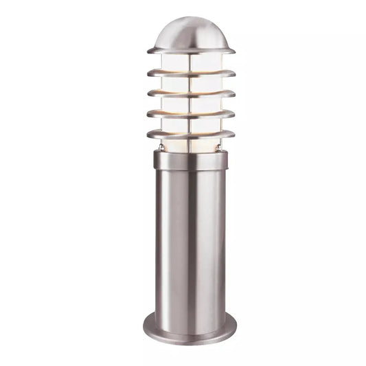 Searchlight Outdoor Bollards Louvre Outdoor Post - Stainless Steel Metal & Polycarbonate - Searchlight Outdoor Bollards Louvre Outdoor Post - Stainless Steel Metal & Polycarbonate