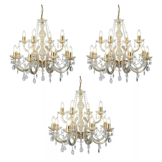searchlight chandlier Promo Pack of 3 - 699-12 - searchlight chandlier Promo Pack of 3 - 699-12